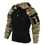 Christian | Taktische Softshell Jacke Herren mit Kapuze – Tarnfarbe