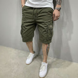 Liam™ Shorts aus Premium-Twill mit großzügigen Cargotaschen – Grün