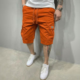 Liam™ Shorts aus Premium-Twill mit großzügigen Cargotaschen – Orange