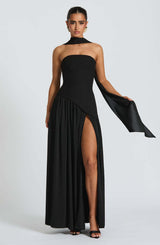 Tessa | Maxi-Kleid – Schwarz