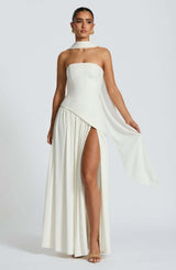 Tessa | Maxi-Kleid – Weiß
