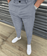Slim-Fit Casual Herrenhose – Stilvolle Hosen Herren für Komfort und Eleganz – Dunkelgrau