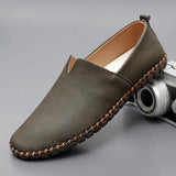 Oneill - Handgefertigte Leder Loafer – Grün
