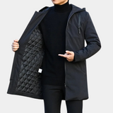 Herren Elegante Regenjacke | Winter – Schwarz