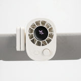 Tragbarer Klemmventilator Mit Display - Aeroclip – Weiß