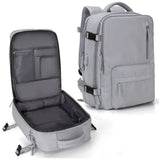 Travex | Multifunktionaler Rucksack für Damen Reisen – Grau