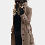 Olly – trenchcoat für damen – Khaki