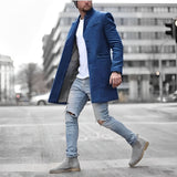 LONZZO – Der elegante und einzigartige Mantel – Blau