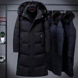 Vanessa - langer damen-winterjacke – Schwarz