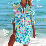 Lorraine - Klassisches bedrucktes Sommerkleid für Damen – Farbe 6