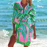 Valencia - Klassisches Sommer Damen Kleid – Hellrosa