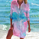 Valencia - Klassisches Sommer Damen Kleid – Rosa
