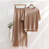 Heleta - Elegantes 2 Teiliges Capri Set – Khaki