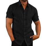 Barnaby - Herren Freizeithemd – Schwarz