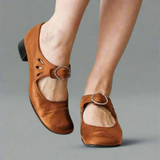 Bequeme Elegante Damen Ballerinas – Khaki
