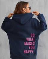 Unisex-Hoodie Mit Lockerem Schnitt - Jesse – Marineblau