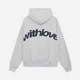 Unisex Hoodie Baumwolle Relaxed Fit – Grau