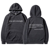 Christina | Der perfekte Unisex Kapuzenpullover – Dunkel Grau
