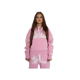 LT2 Unisex Hoodie und Jogginghosen Set – Rosa