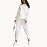 Lucia – elegantes zweiteiliges set – Weiß