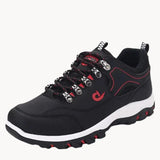 Fulvio - ergonomische, schmerzlindernde outdoor- und wanderschuhe für herren – Schwarz