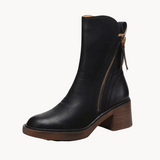 Taisia – zeitlos elegante bequeme damenstiefel – Schwarz