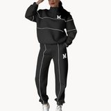 Jovita – sportlich-elegantes design-damenset – Schwarz
