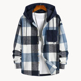 Xavier - herren-kapuzensweatshirt aus flanell in lockerer passform – Marien