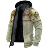 Susanna - warme vintage-fleece-herrenjacke – Beige