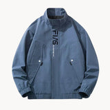 Walter - wasserdichte fleece-herrenjacke – Blau