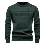 Burkhard | Stijlvolle herenpullover met ruitdesign – Grün