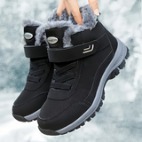 Winterschuhe Unisex Stiefel | Knöchelhoch mit Riemenverschluss – Schwarz
