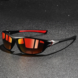 Hedda | Sportliche Polarized-Sonnenbrille – Rot