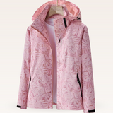 Isela - atmungsaktive, wasserabweisende Kapuzenjacke – Rosa