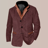 Darrell - Elegante Freizeitjacke – Dunkelbraun