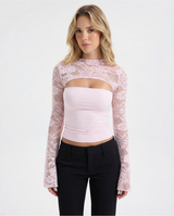 MODA | Spitzenoberteil – Zartes Rosa