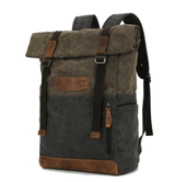 AALESUND | Linen Daypack – Armee-grün