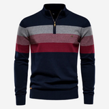 Karl | Retro Pullover – Dunkel Blau