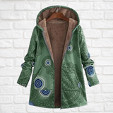 Oriana - Statement-Jacke mit Kapuze – Grün