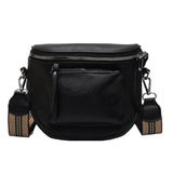 Damen Umhängetasche – Praktische Crossbody Schultertasche für den Alltag – Schwarz