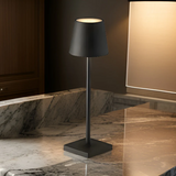 Multifunktionale Kabellose Wiederaufladbare Tischlampe - NordicAura – Schwarz