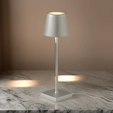 Multifunktionale Kabellose Wiederaufladbare Tischlampe - NordicAura – Grau