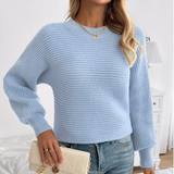Strickpullover für Damen | Perfekt für alle Jahreszeiten – Blau