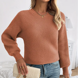 Strickpullover für Damen | Perfekt für alle Jahreszeiten – Hellbraun