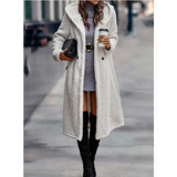 Damen Klassischer Winter Mantel | Warme – Weiß