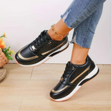 Damen-Walkingschuhe mit Leichtbauweise | neutrale Form – Schwarz