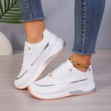 Damen-Walkingschuhe mit Leichtbauweise | neutrale Form – Weiß
