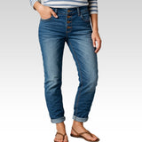 Elli | Stretch-Hose – Mittelblau