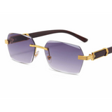 Stylische Verlaufsgläsern Sonnenbrille für Herren – Lila 2