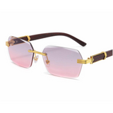 Stylische Verlaufsgläsern Sonnenbrille für Herren – Lila